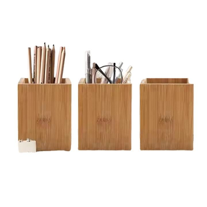 Porte-stylos en bois de haute qualité, écologique, moderne, design personnalisé, support à crayons en bois créatif, organisateur de bureau, rangement de papeterie - Product Image 5