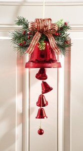 Adorno de campana colgante de Navidad de Metal para decoración de vacaciones, campana colgante de árbol de Navidad Vintage, decoración de fiesta en casa - Product Image 3