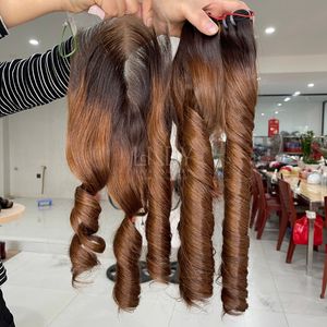 Extensiones de Cabello Humano Vietnamita Ombre de la Más Alta Calidad a Precio Increíble, Cabello Virgen Ombre, Juego de Paquetes con Cierre 2025 - Product Image 4