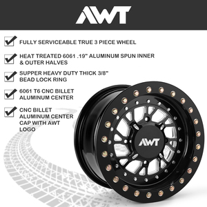 UTV 4x4 1000cc 15x7 4/156 Roues tout-terrain UTV pour <span class=keywords><strong>Can</strong></span> <span class=keywords><strong>Am</strong></span> <span class=keywords><strong>Maverick</strong></span> X3 Max X Ds-Turbo R UTVS - Product Image 5