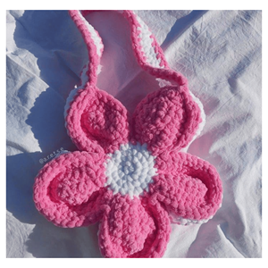 Sac en crochet, fil de coton tissé, sac fourre-tout pour les voyages à la plage, les courses au marché et le style estival, fabriqué au Vietnam pour l'exportation - Product Image 6