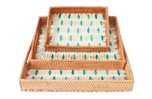 ถาดเสิร์ฟอาหารขนมหวายสำหรับงานแต่งงานงานเลี้ยงวันเกิดถาดอาหารเย็นจากอินเดีย - Product Image 2