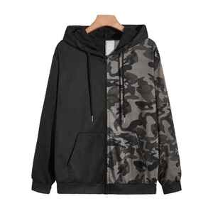 เสื้อมีฮู้ดแบบรูดซิปมีฮู้ดสำหรับสตรีชุดเสื้อสเวตเตอร์สำหรับสุภาพบุรุษ - Product Image 1