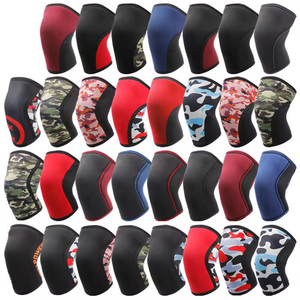 Manchons de compression pour genoux en néoprène 7 mm, respirants, anti-UV, séchage rapide, pour la musculation, les séances de sport, unisexe, paire - Product Image 5