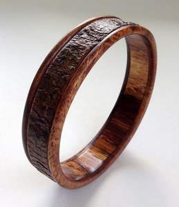 Collection de bracelets en bois massif naturel imperméables, artisanat artisanal, bijoux mignons pour les événements de vacances, style élégant de boutique pour femmes - Product Image 2