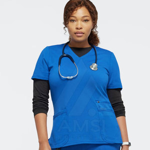 Conjuntos de uniforme de alta calidad para mujer, nuevo diseño, para Hospital, Etiqueta Privada, uniformes médicos, Doctor y enfermera - Product Image 6
