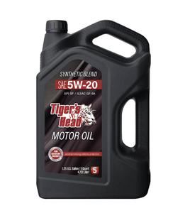 Lubricante Automotriz Sintético Tiger's Head Antidesgaste SAE 5W-20, Aceite de Motor, Paquete de 3, 5 Cuartos - Product Image 1