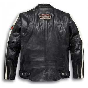 Mens Command Leather Jacket-Chaqueta de cuero para mujer - Product Image 2