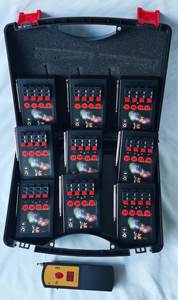 Système de tir pyrotechnique en plastique télécommandé pour <span class=keywords><strong>fontaine</strong></span> de feu de scène pétards étincelants pour gâteau du Nouvel An chinois - Product Image 4