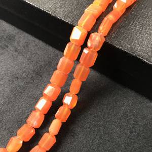 100% Natural IGI Certified Carnelian Smooth Plain Tumble Rondelle <b>Loose</b> <b>Beads</b> 8x7x5mm AA Grade Orange Fire Vivaaz Gems Jaipur - Product Image 1