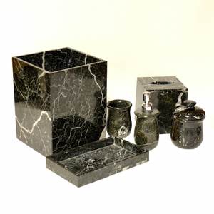 Ensembles de salle de bain modernes Accessoires de haute qualité derniers ensembles de salle de bain pour la décoration de la maison nouveau porte-savon/distributeur/boîte à mouchoirs - Product Image 3