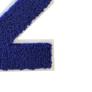 Custom Overlock-Edge Flower-Chenille Embroidered Iron-On Patches Logo Embroidery-Broder Chenill-Patches - Product Image 4