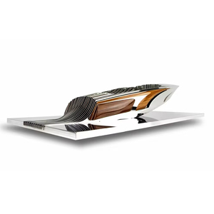 Sculpture personnalisée en acier inoxydable finition miroir |   Directement de l'usine |   Style Riva <span class=keywords><strong>Aquarama</strong></span> - Product Image 5