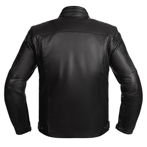 Classic Storm Black Soft Cowhide Leather Racing Motorbike Jacket removable CE-Certified <b>Protectors</b> Motorcycle Jacket For Men - Product Image 3