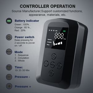 Fabricante DE LA FUENTE 510K Máquina de masaje de compresión de linfedema para solo piernas Botas de masaje de aire Compresión de aire Masajeador de piernas - Product Image 3