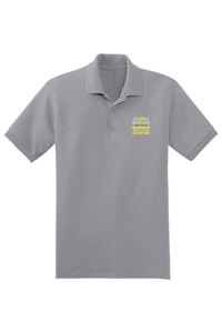 220-280gsm ผ้าฝ้ายเป็นมิตรกับสิ่งแวดล้อมน้ำหนักมากสำหรับผู้ชายเสื้อยืดปักโลโก้กอล์ฟสไตล์ลำลอง - Product Image 2