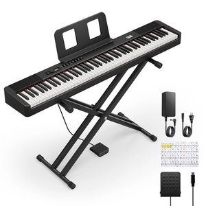 Best Selling Brand New Donnering DEP-20 Lite Digital Piano Keyboard 88 <b>Weighted</b> Key With <b>Stand</b> Pedal - Product Image 1