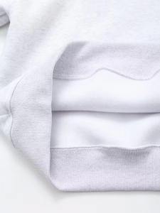 Pull à col montant en tricot imprimé surdimensionné pour femmes, tissu en tricot doux, coupe ample décontractée, haut d'automne - Product Image 5