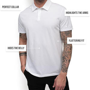 Factory Direct <b>Men</b> <b>Black</b> <b>Polo</b> <b>Shirt</b> Short Sleeve Classic Collar Bulk Wholesale Supply - Product Image 2