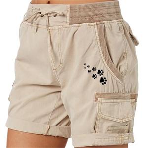 Pantalones cortos estampados elegantes personalizados para mujer, pantalones cortos transpirables de primera calidad para mujer, pantalones cortos informales de alta calidad al por mayor - Product Image 4