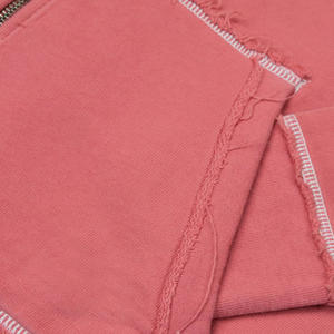 Cremallera nueva llegada bolsillos bordados llano Regular Fit polar 420g invierno Casual transpirable ecológico hombres Sudadera con capucha sudaderas - Product Image 3