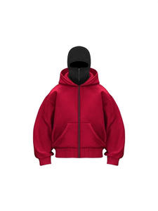 Pasamontañas con Capucha y Cremallera Completa para Hombre, Estilo Ninja, Color de Contraste, para Exteriores - Product Image 6