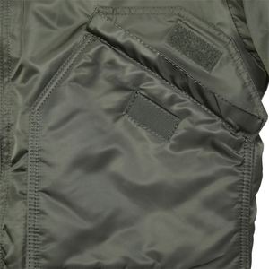 Blouson aviateur brodé personnalisé de haute qualité OEM pour hommes vêtements d'extérieur décontractés automne hiver grande taille manteau en toile réversible à capuche - Product Image 5
