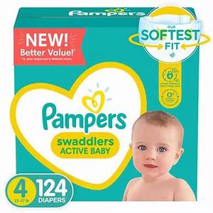 Couches pour bébé Pampers de qualité - Swaddlers - Taille 8, 76 unités, couches jetables ultra absorbantes pour nourrissons - Product Image 2