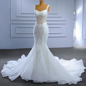 Robes de mariée sirène <span class=keywords><strong>chic</strong></span> en sequins et perles Jancember 222147 - Product Image 3