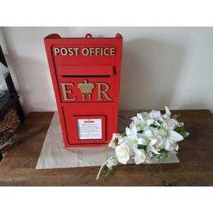 Accesorios de Decoración para el Hogar, Buzón de Hierro Fundido Plateado, Estilo Vintage Personalizable, Buzón de Color Blanco para Decoración de Eventos - Product Image 6