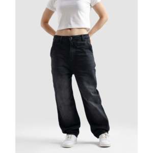 Jeans Estilo Boyfriend Simple, Hechos de Tela Vaquera - Product Image 3