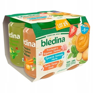 Bledina อาหาร3rd เมล็ดพืช & ปลูกดอกลิลเป็นชิ้นเล็กชิ้นน้อยกล้วยสดสตรอเบอร์รี่บรรจุภัณฑ์สำหรับผู้ใหญ่ - Product Image 3