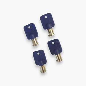 Serrures de clavier pour jeux d'arcade # Ensemble de 4 clés pour accessoires de machines de divertissement 6086 - Product Image 1