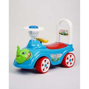 UATOYS Serie Picnic, Juguete de Elefante para Montar, Caballito Balancín de Plástico y Madera Resistente con Peluche - Product Image 1