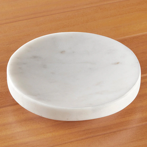 Marble <b>Soap</b> Dish Tray Hot Sale Bathroom Natural White Marble Stone Shower <b>Bar</b> <b>Soap</b> Tray - Product Image 4