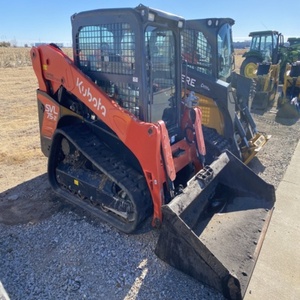 Minicargadora de ruedas diésel Kubota Euro 5 EPA usada de 400 kg con trituradora forestal y cortacésped, motor Weichai, en venta - Product Image 1