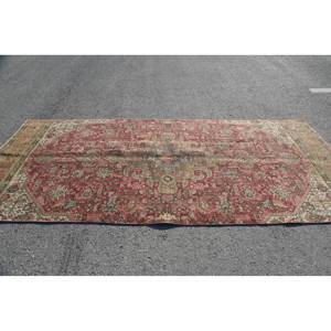 พรมปูพื้นขนาดใหญ่สไตล์ตุรกีสีเบจสีแดงคลาสสิก4.9ft x 11.1ft 10มมผ้าขนแกะโบฮีเมียนดีไซน์สี่เหลี่ยมผืนผ้าสำหรับโถงทางเดินห้อง - Product Image 3