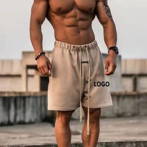 High Streetwear <b>Men's</b> Summer Cotton <b>Sweat</b> <b>Shorts</b> Custom Logo XS Size Casual Fitness Mesh with Sublimation Customization - Product Image 4