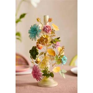 Bougeoir vintage en or fin, fin et effilé, finition en laiton, bougeoir à tête unique pour centre de table de mariage, décoration de la maison, bougie - Product Image 2