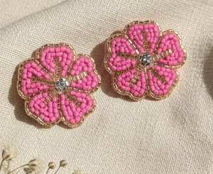 Pendientes bordados a mano con cuentas, pendientes personalizados con múltiples cuentas, joyería festiva para mujer al mejor precio, pendientes con cuentas. - Product Image 5