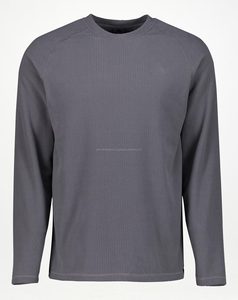 Suéter de Punto para Hombre, Cuello Redondo, Manga Larga, Color Gris, Corte Regular, Transpirable, Estilo Casual Otoñal 2026 - Product Image 5