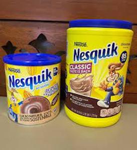 Nestlé Nesquick Flavour Lait en poudre instantané 2x500g Bacs en vrac avec des ingrédients de noix de confiture de chocolat au lait - Product Image 5