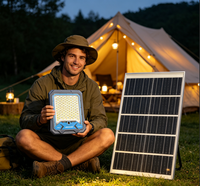 Caméra 4G 200W 400W 600W 1000W 1500W, Projecteur Solaire LED pour Maison et Jardin, Caméra Intégrée