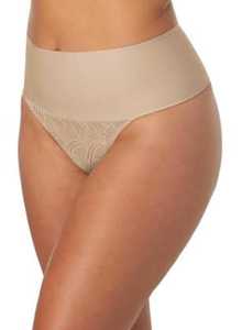 กางเกงชั้นในกระชับหน้าท้องสำหรับผู้หญิงยกกระชับสะโพกกระชับสัดส่วนไร้รอยต่อตกแต่งด้วยลูกไม้ - Product Image 2