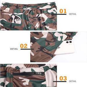 OEM Design personnalisé Vêtements pour hommes Shorts double couche Polyester Coton Shorts d'été taille haute pour hommes à vendre - Product Image 4