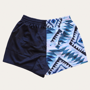 Wholesale Customizable Rugby Footy <b>Shorts</b> for Unisex Adults Pockets Breathable High Quality 100% <b>Polyester</b> Sublimation Print - Product Image 6