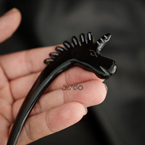 Premium Vietnam, venta al por mayor, Natural cuerno de búfalo, Caballito de mar, accesorios de moda para mujer para peinar el cabello - Product Image 3