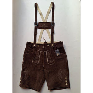 กางเกงขาสั้นหนังผู้ชาย XS แบบลำลองกระดุมแข็งโลโก้ไม่ซ้ำใคร - Product Image 1