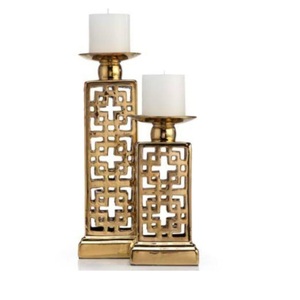 Portavelas de diseño personalizado respetuoso con el medio ambiente, producto más vendido, portavelas de Metal de diseño elegante para uso en bodas y fiestas de Navidad - Product Image 3