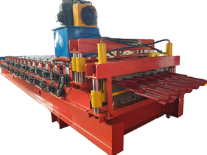 Mesin pembentuk gulungan lembaran atap bergelombang IBR lapisan ganda baru mesin pembentuk gigi ubin atap trapesium mesin pembuat ubin Motor - Product Image 2